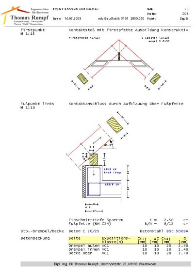 Statische Berechnungen (Statik) / Dipl. Ing. Thomas Rumpf ...